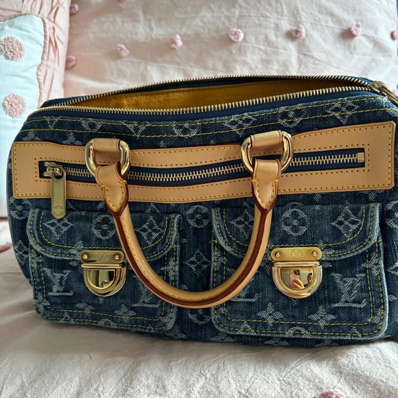 Louis Vuitton Handbags - LOUIS VUITTON Monogram Denim Neo Speedy 30 Blue